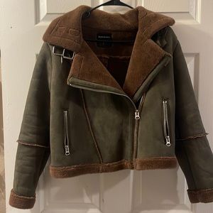 EUC Kids larger shearling coat by rolls rodeo PTP 20/ 22 Lg